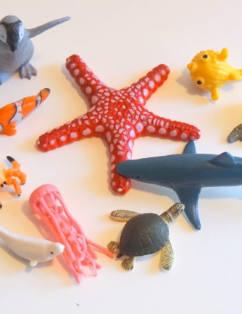 Mini Deep Sea Creatures - set of 7, Leave Only Bubbles